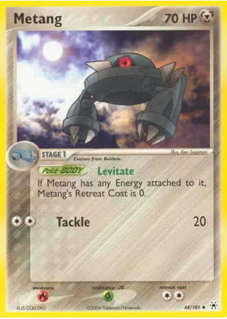 Metang #44/101 — EX Leggende Nascoste