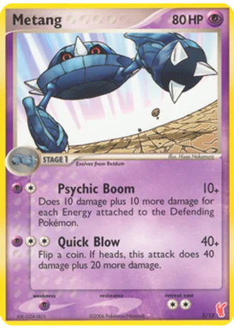 Metang #5 — EX trainer Kit 2 (Plusle)