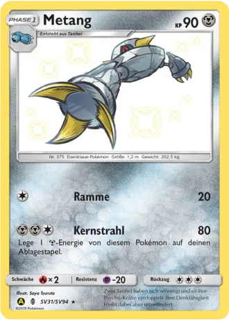 Metang SV31/94 — Schillernde Schatzkammer (Verborgenes Schicksal)