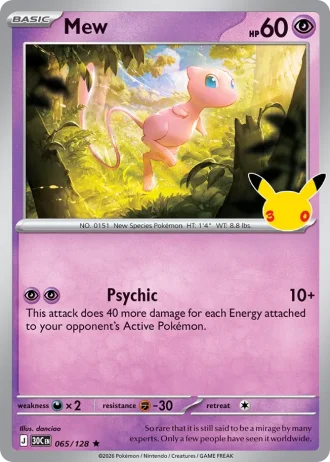 Mew #065/128 — 30th Celebration