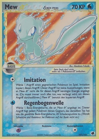 Mew * #101 — EX Dragon Frontiers