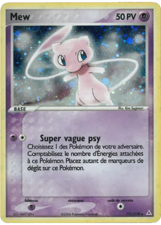 Mew #111 — EX Fantômes Holon