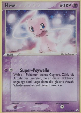 Mew #111 — EX Holon Phantoms
