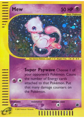 Mew #19/165 — Expedition Set Base
