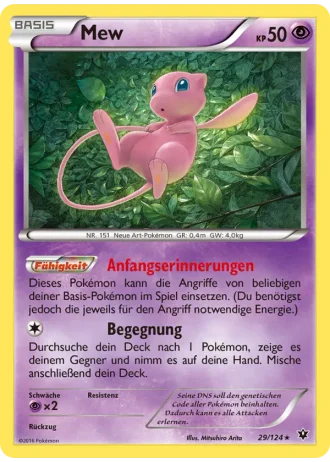 Mew #29/124 — Schicksalsschmiede