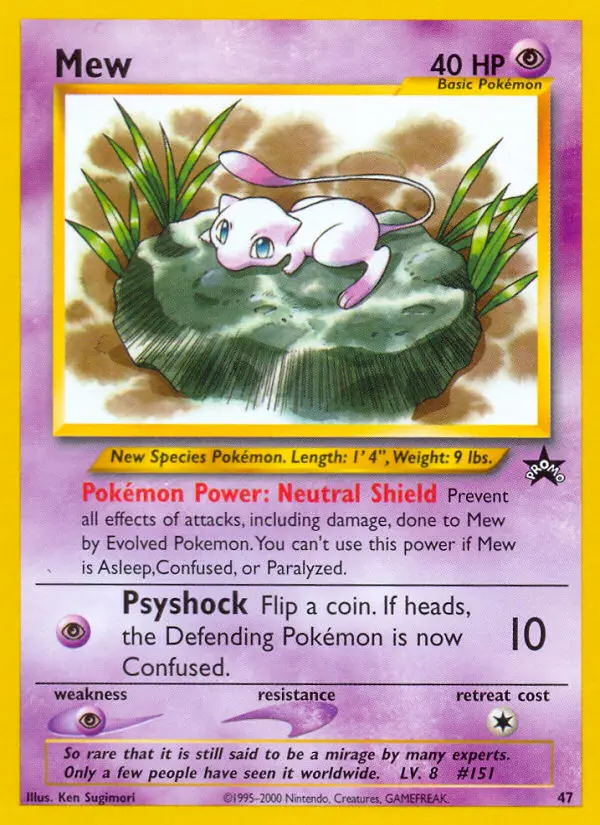 Mew #47 — Wizards Promos