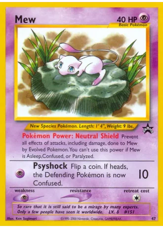 Mew #47 — Wizards Promos