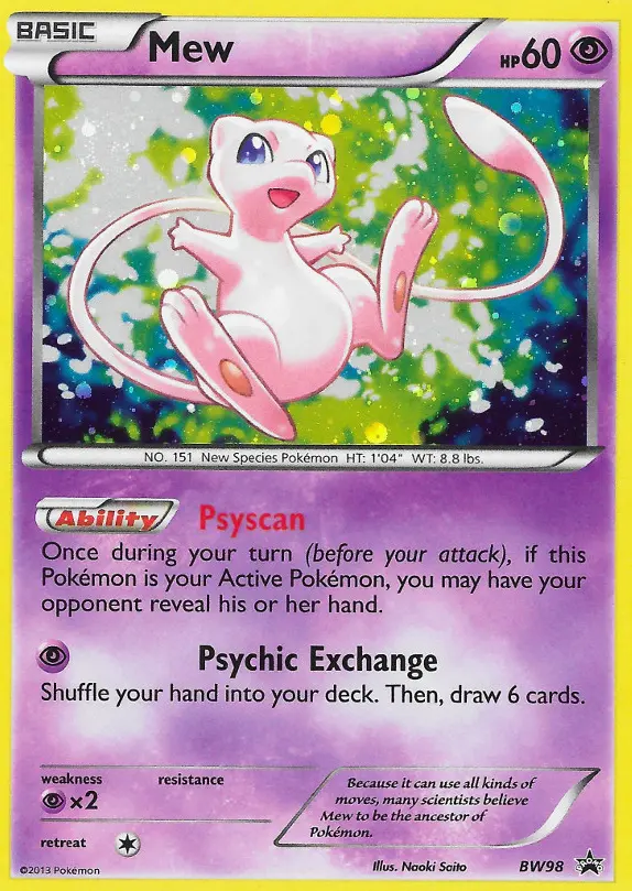 Mew BW98 — Black & White Promos