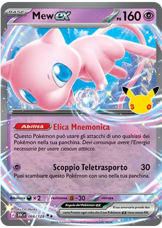 Mew-ex #066/128 — 30° Anniversario