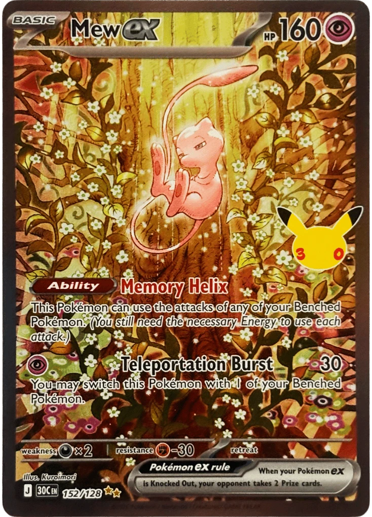 Mew ex #152 — 30th Celebration