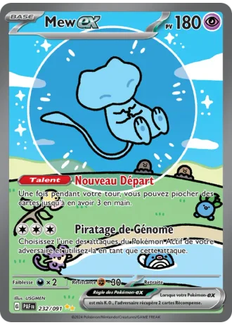 Mew ex #232 — Destinées de Paldea