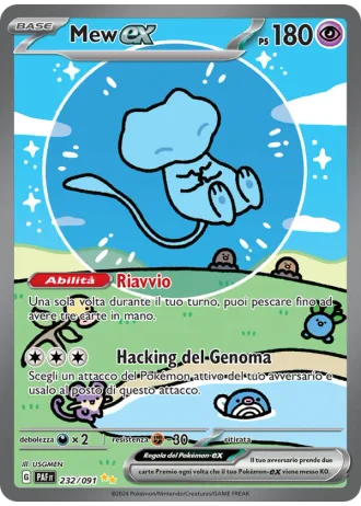 Mew ex #232 — Destino di Paldea