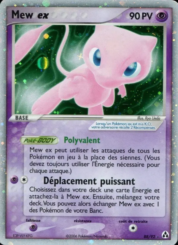 Mew ex #88 — EX Créateurs de légendes