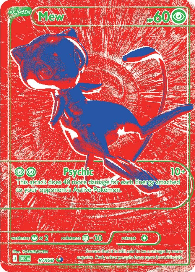 Mew #R/RGB — 30th Celebration