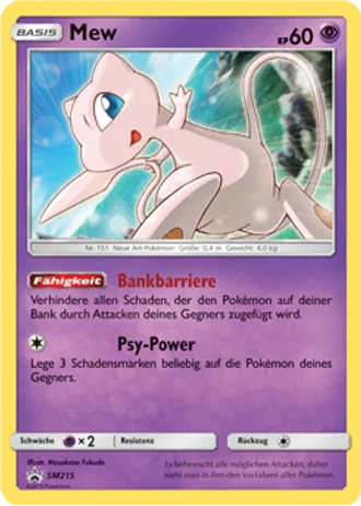 Mew SM215 — Sonne & Mond Promos