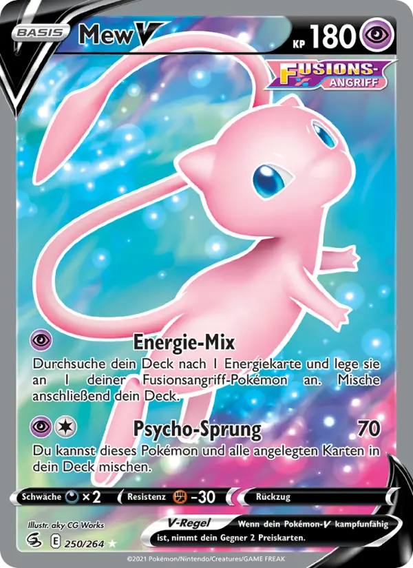 Mew V #250 — Fusionsangriff