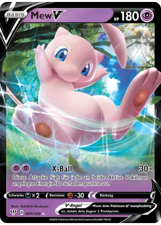 Mew V #69/189 — Flammende Finsternis