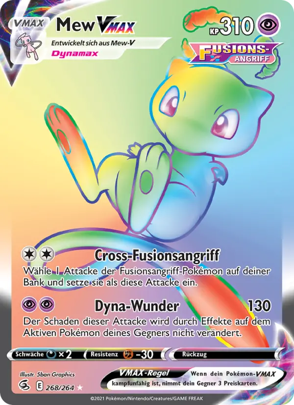 Mew VMAX #268 — Fusionsangriff