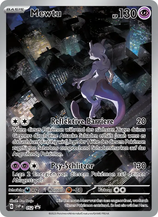Mewtu #052 — Karmesin & Purpur Promos