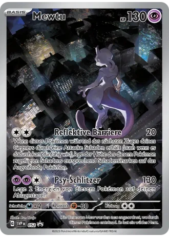 Mewtu #052 — Karmesin & Purpur Promos