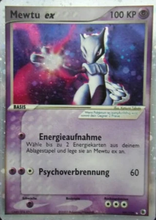 Mewtu ex #101 — EX Rubin & Saphir