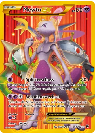 Mewtu EX #164/162 — TURBOstart