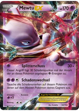 Mewtu EX #62/162 — TURBOstart