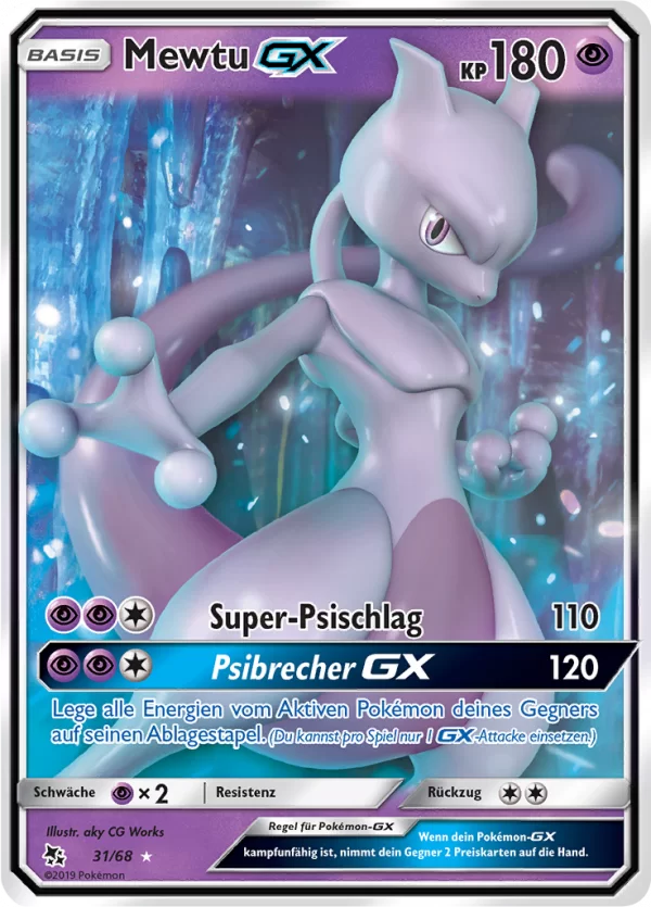 Mewtu GX #31 — Verborgenes Schicksal