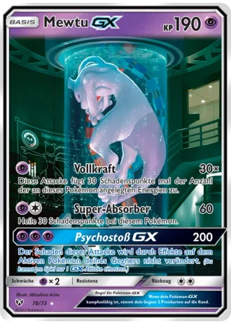 Mewtu GX #78 — Schimmernde Legenden