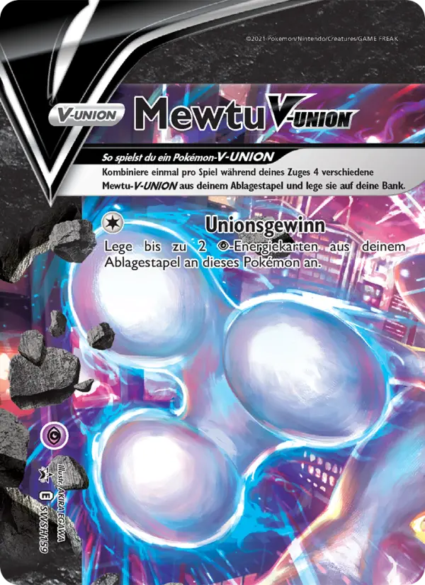 Mewtu V UNION SWSH159 — Schwert & Schild Promos
