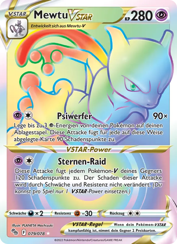 Mewtu VSTAR #079 — Pokémon GO