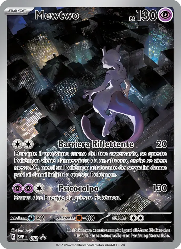 Mewtwo #052 — Scarlatto e Violetto Promos