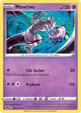 Mewtwo #056/172 — Trick or Trade 2022