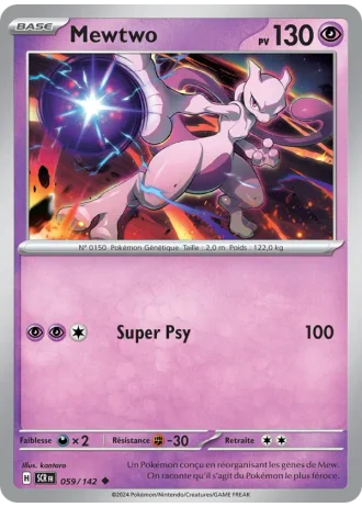Mewtwo #059/142 — Couronne Stellaire