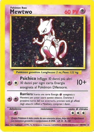 Mewtwo #10/102 — Set Base