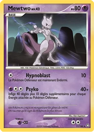 Mewtwo #11/146 — Éveil des Légendes