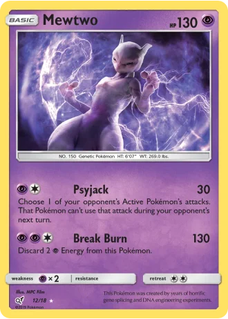 Mewtwo #12/18 — Detective Pikachu