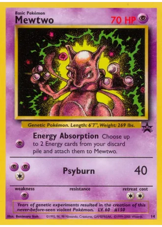 Mewtwo #14 — Wizards Promos