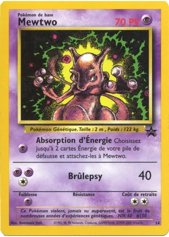 Mewtwo #14 — Wizards Promos