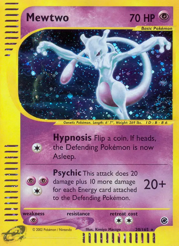Mewtwo #20 — Expedition Base Set