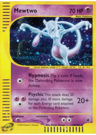 Mewtwo #20 — Expedition Base Set