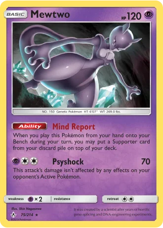 Mewtwo #75/214 — Unbroken Bonds