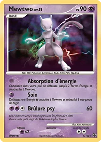 Mewtwo #9/100 — Aube Majestueuse