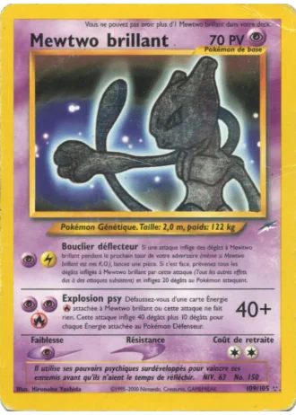 Mewtwo brillant (première édition) #109/105 — Neo Destiny (1ère Édition)