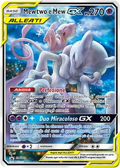 Mewtwo e Mew GX SM191 — Sole e Luna Promos