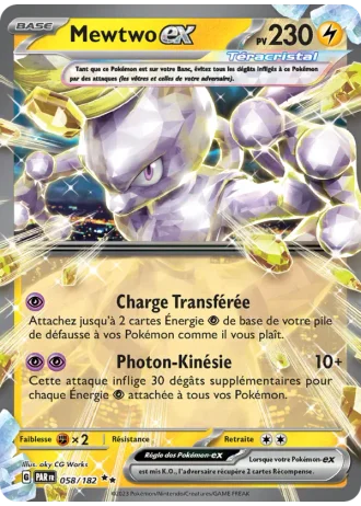 Mewtwo ex #058/182 — Faille Paradoxe