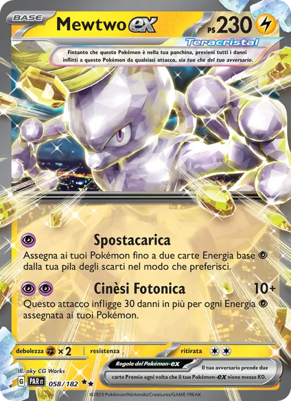 Mewtwo ex #058 — Paradosso Temporale