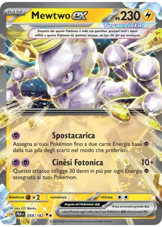 Mewtwo ex #058 — Paradosso Temporale