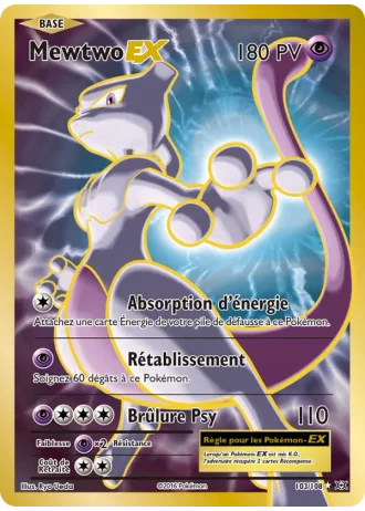 Mewtwo EX #103/108 — Évolutions