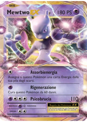 Mewtwo EX #52 — Evoluzioni